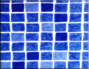 Detailbeeld folie perzisch blauw motief RENOLIT ALKORPLAN 3000