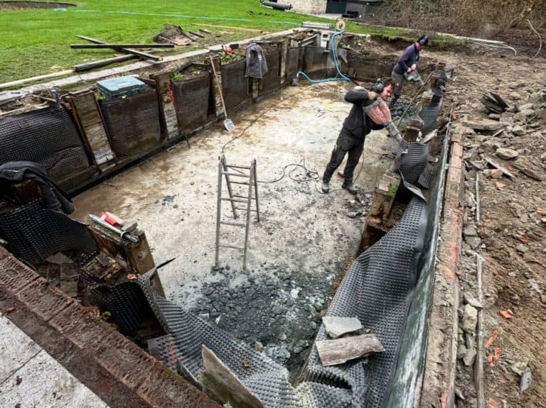 Renovatie zwembad Ruddervoorde